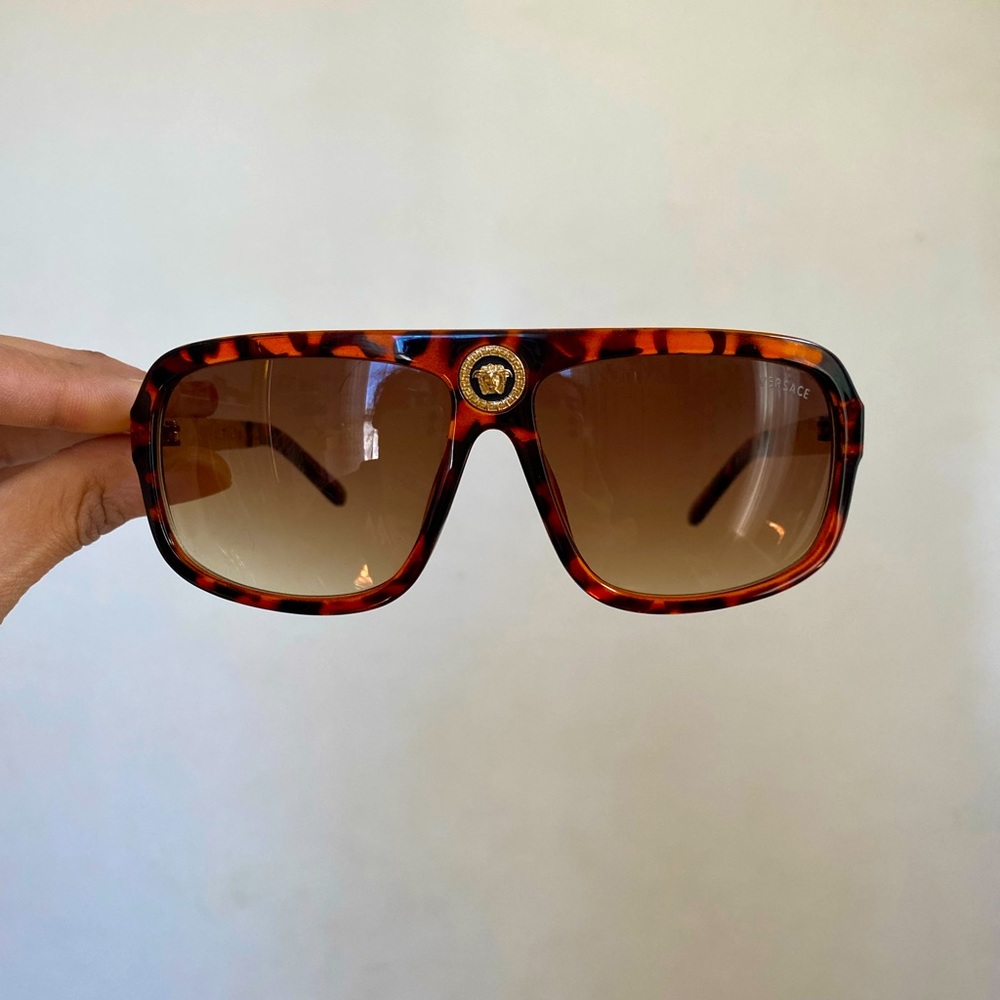 Tortoise Versace sunglasses